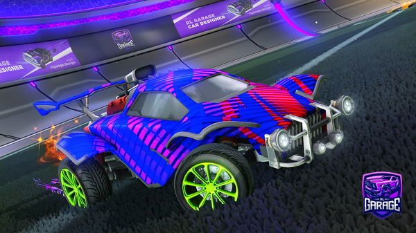 A Rocket League car design from tackywacky85