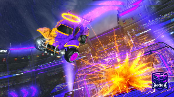 A Rocket League car design from shdhsjxne