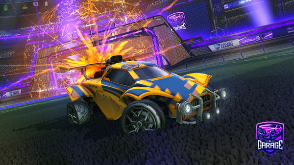 A Rocket League car design from SN4XY