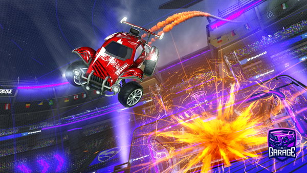 A Rocket League car design from Mercyless_Maik112