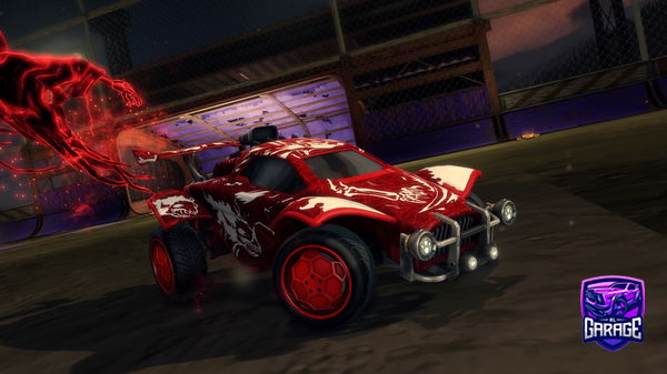 A Rocket League car design from Skeleton69