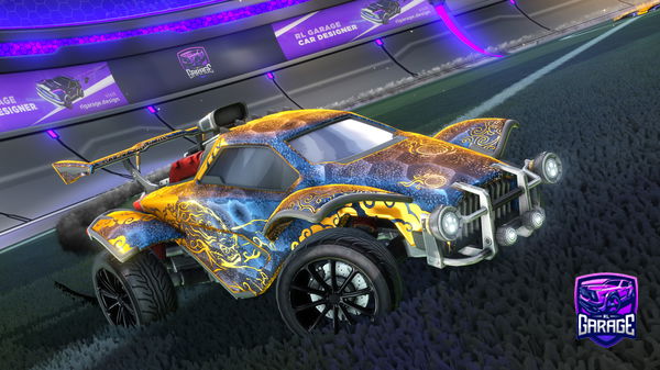 A Rocket League car design from Mrfreestylerman