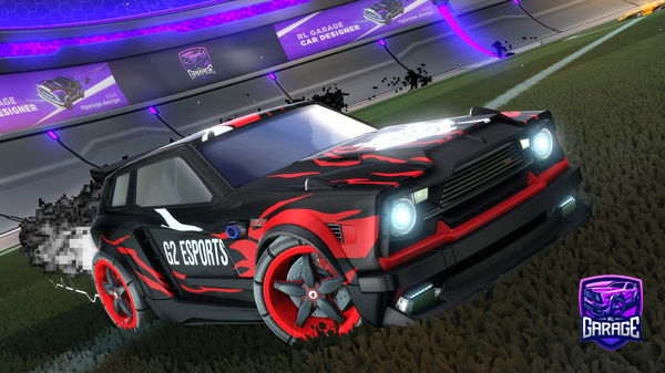 A Rocket League car design from Gamer132884