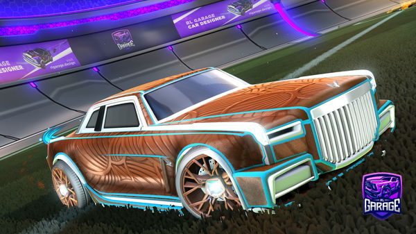 A Rocket League car design from -Goose-