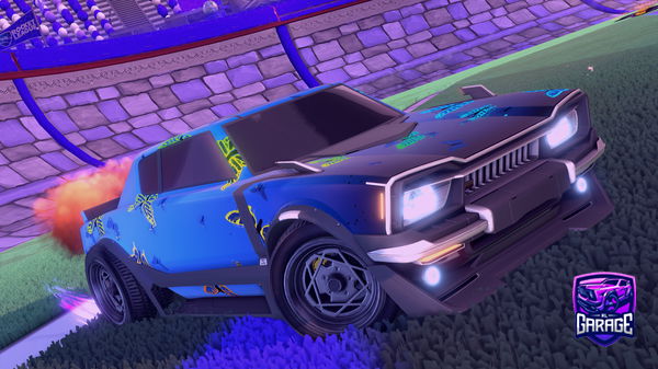 A Rocket League car design from KlutzyRL