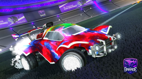 A Rocket League car design from Evidently