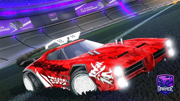 A Rocket League car design from kcpr