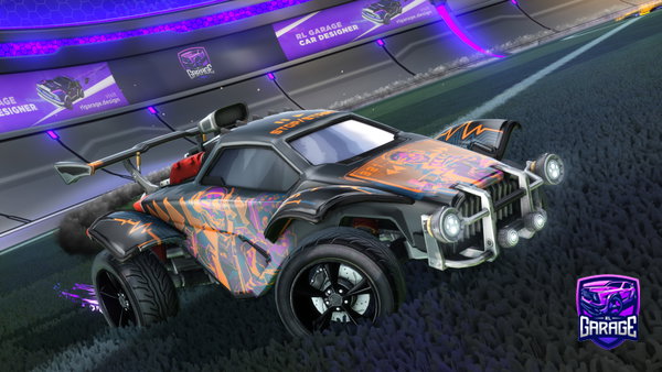 A Rocket League car design from not_tigasnoz02