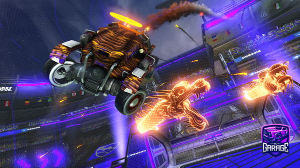 A Rocket League car design from Brush10