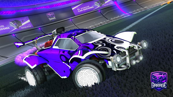 A Rocket League car design from SKYBLUEARMY