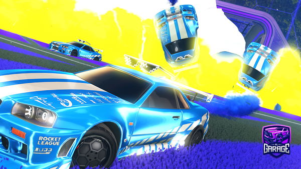 A Rocket League car design from Rocket534232