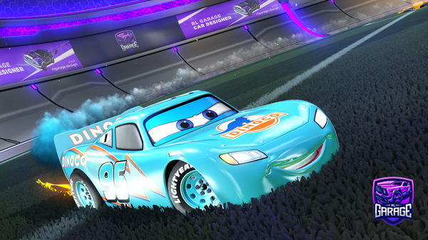 A Rocket League car design from Pikachu_Games