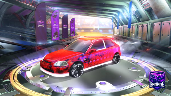 A Rocket League car design from MatrixBuguero