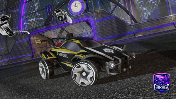 A Rocket League car design from MYKSZi