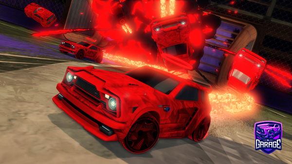 A Rocket League car design from EasyEddi