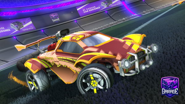 A Rocket League car design from Zindenz
