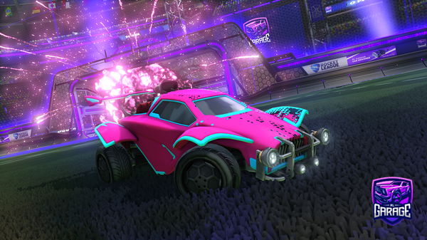 A Rocket League car design from ObliteroiD