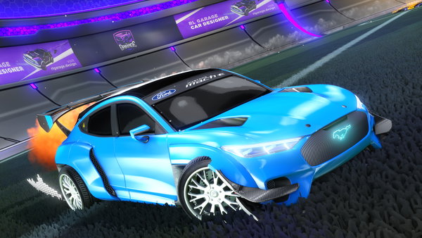 A Rocket League car design from Saladen_