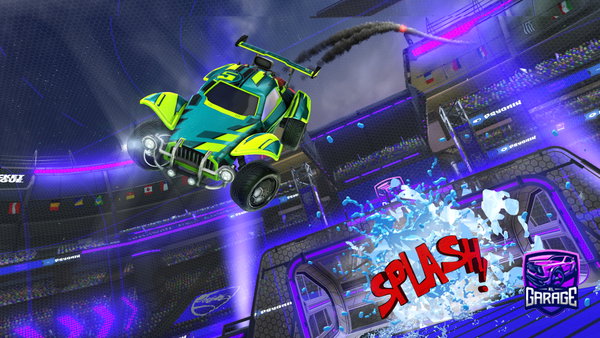 A Rocket League car design from Okuxbox