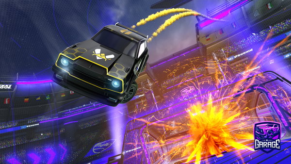 A Rocket League car design from rocketfennec1