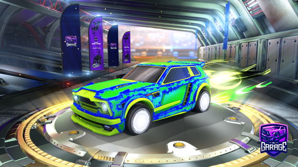 A Rocket League car design from meontophildake