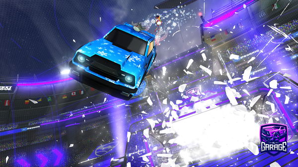 A Rocket League car design from zlangs