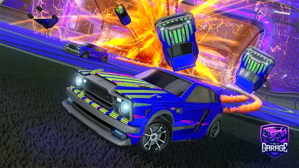 A Rocket League car design from Thets02