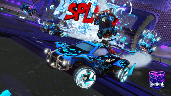 A Rocket League car design from MrMerp7