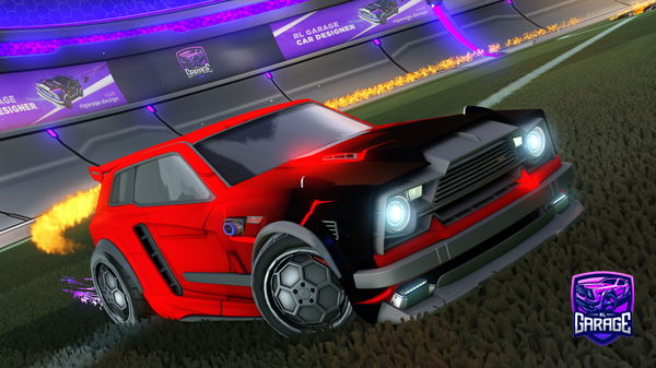 A Rocket League car design from Streamy