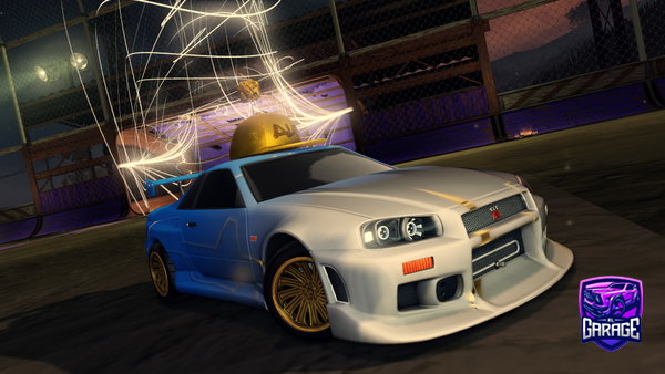 A Rocket League car design from CloudVibes1