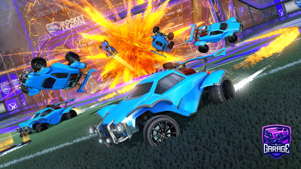 A Rocket League car design from batman69420