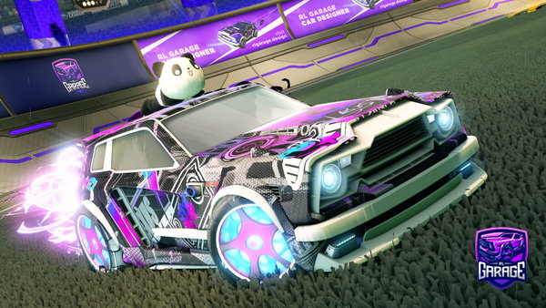 A Rocket League car design from Idkto