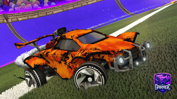 A Rocket League car design from Cralmondzy