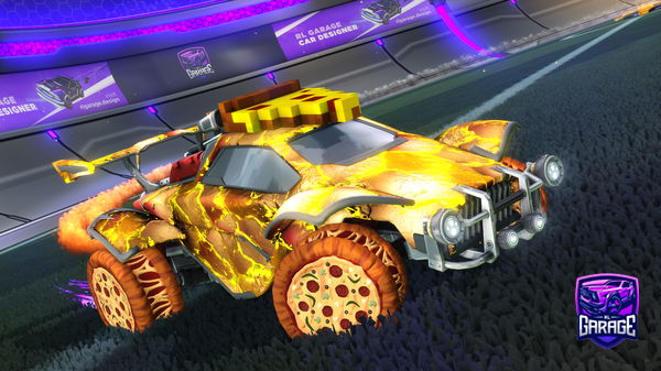 A Rocket League car design from blinKAlliance