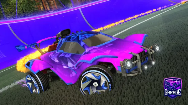 A Rocket League car design from SunkRL