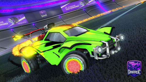 A Rocket League car design from Opjack