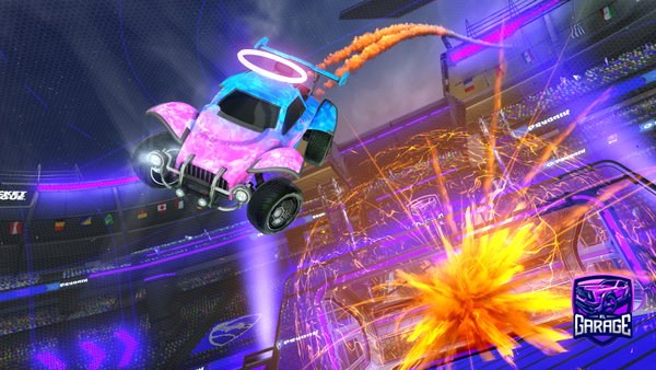 A Rocket League car design from TangoMan222