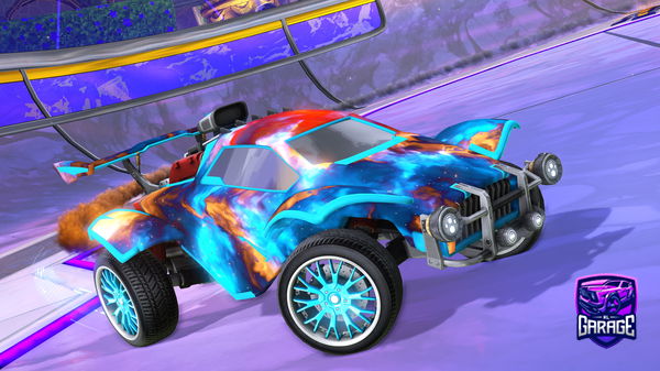 A Rocket League car design from SEBBYBOI99