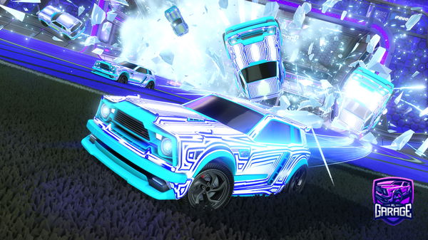 A Rocket League car design from EasyEddi