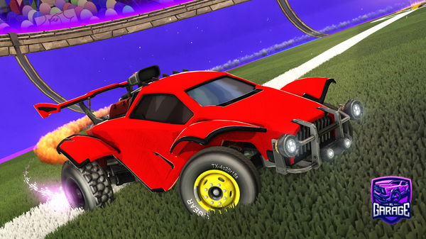 A Rocket League car design from STTS