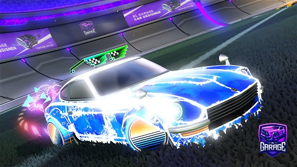 A Rocket League car design from FrostByte008