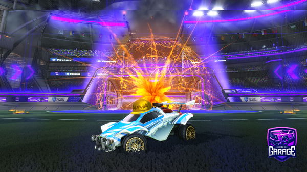 A Rocket League car design from thegunner447