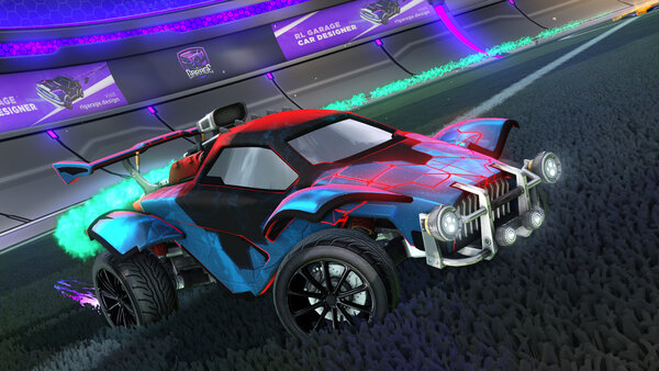 A Rocket League car design from Arosi_011