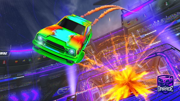 A Rocket League car design from prxity