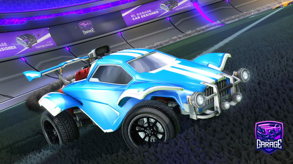 A Rocket League car design from Gibbo73