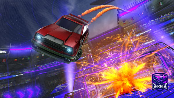 A Rocket League car design from costaxzzl