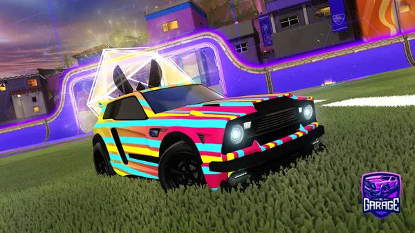 A Rocket League car design from PowerfulFlea441