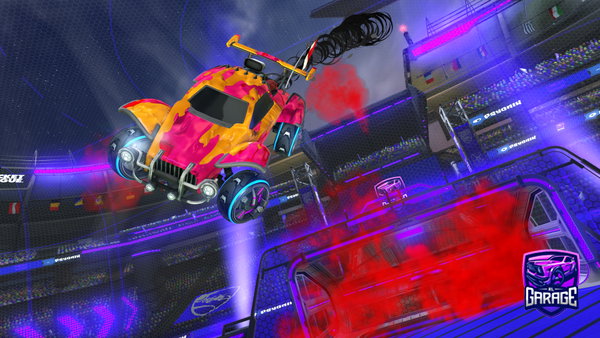A Rocket League car design from Mohab_74