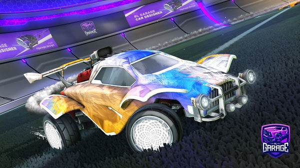 A Rocket League car design from amjxm10