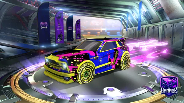 A Rocket League car design from IMAKEGOODCARSGONYOOMOOGA